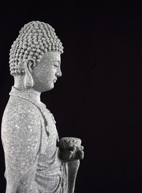 中式神话造像大赏观世音佛陀古典家居寺庙装饰防水鱼缸造景工艺品