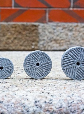 迷你磨盘创意装饰摆件鱼缸造景