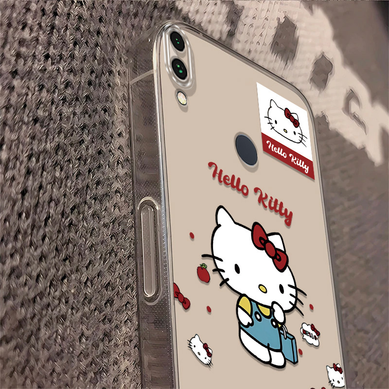 卡通kt猫红米Note7Pro壳透明M1901F7BE全包防摔女可爱套外壳 - 图2