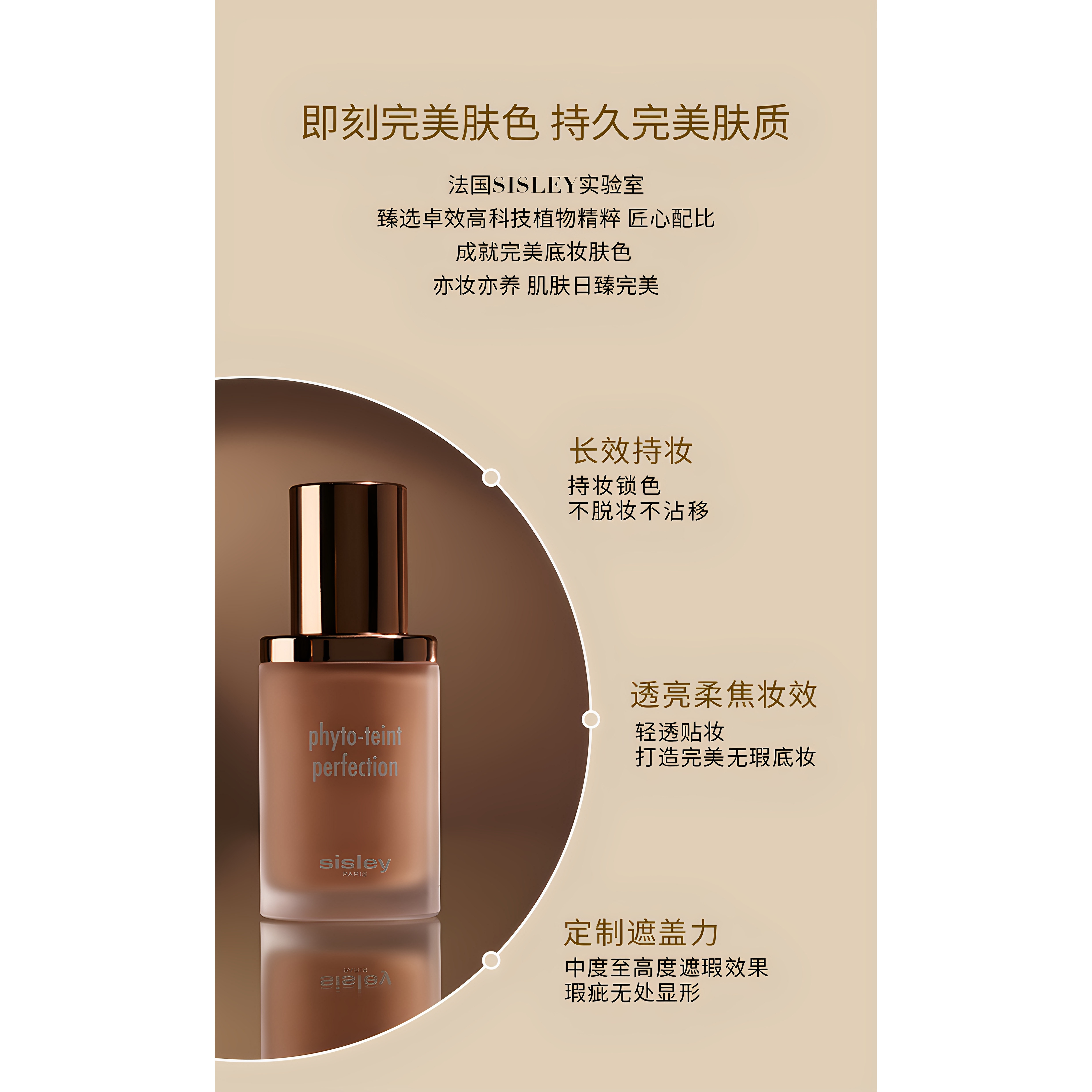 新色上市Sisley希思黎臻美无瑕持久粉底液1.5ml小样,淘宝优惠券,粉丝福利购,淘宝优惠卷