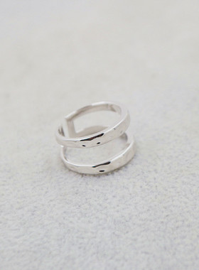 级感纯铜白金色ins简约