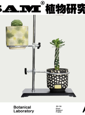 植物支撑架铁艺不锈钢架子花盆垫高陈列层叠增高辅助架摆件礼物