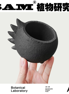 手工植物研究所恐龙块根花盆SAM