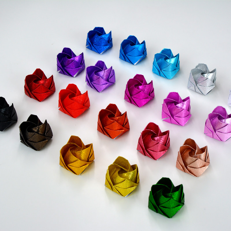 儿童手工折纸正方形闪粉纸千纸鹤折纸金粉闪钻彩纸川崎玫瑰材料,淘宝优惠券,粉丝福利购,淘宝优惠卷