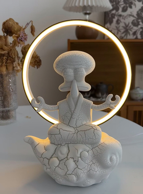 章鱼哥升仙灯氛围灯桌面摆件装饰品乔迁新居礼物送朋友闺蜜生日