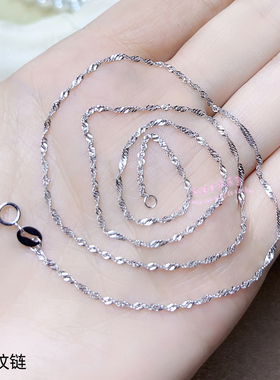 925银项链 肖邦链 扭片链 盒子链 满天星链  O字链 水波纹链