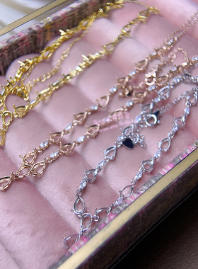 925银吊坠空托方形3MM4MM