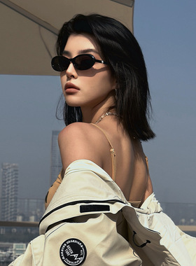 RD高级感猫眼墨镜女2026新款复古时尚气质百搭防紫外线太阳眼镜女