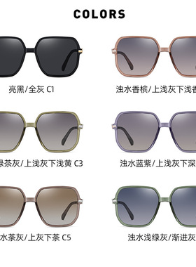 RD太阳镜墨镜女2025新款防晒防紫外线高级感女款眼镜大框显脸小