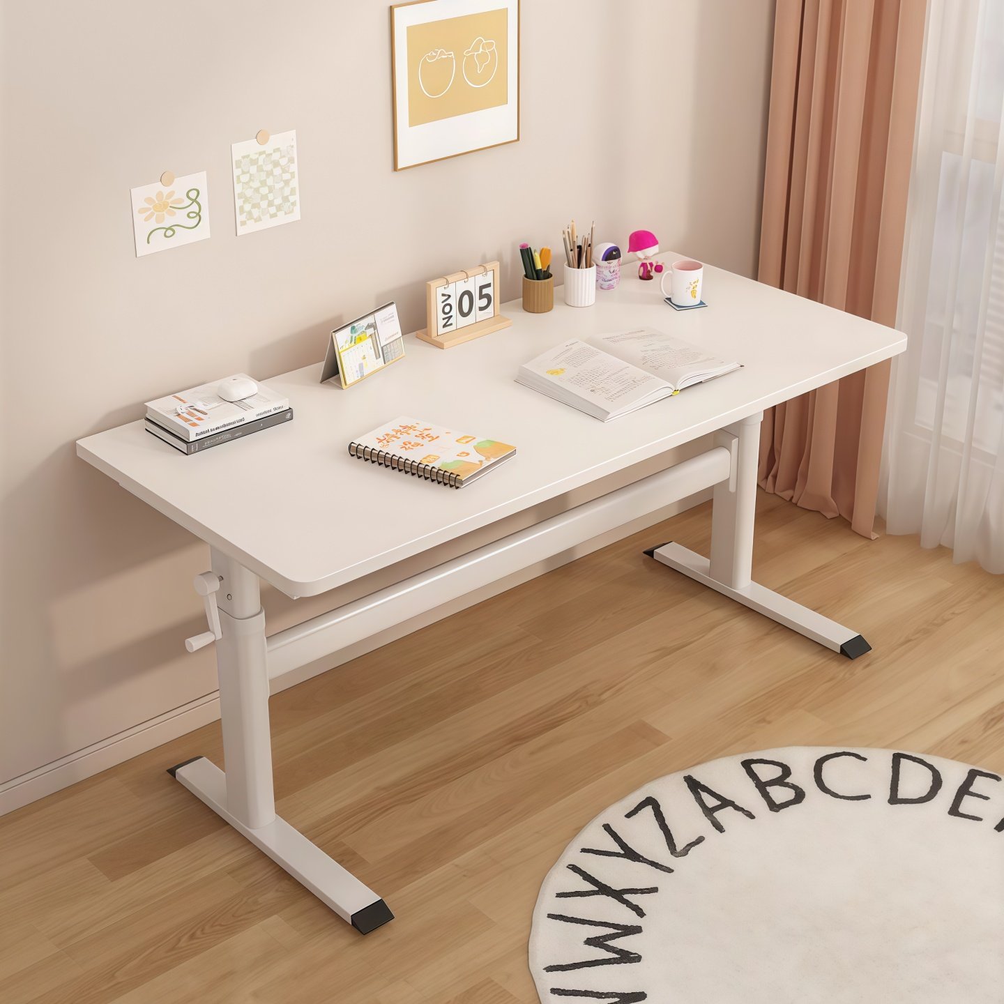 升降桌腿支架加粗电脑书桌腿碳钢调节桌子腿桌脚架子定制桌架底座,淘宝优惠券,粉丝福利购,淘宝优惠卷