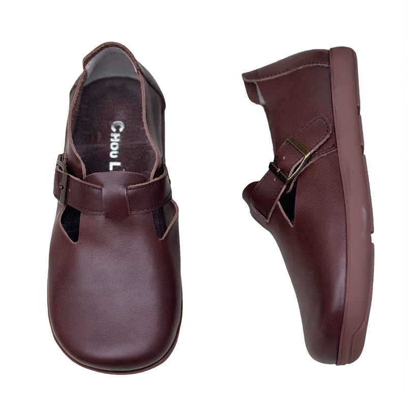 丑乐手工真皮一脚蹬女鞋2025新款复古休闲风头层牛皮平底圆头单鞋,淘宝优惠券,粉丝福利购,淘宝优惠卷