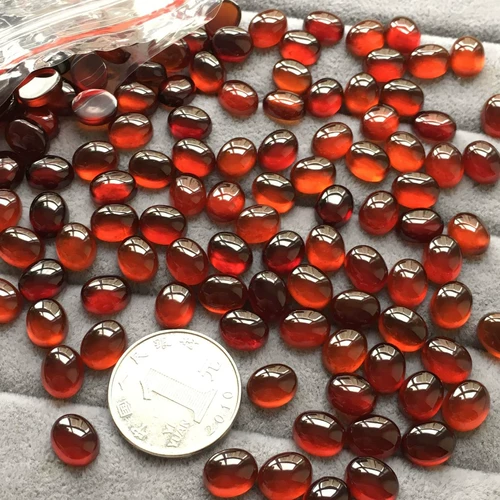 Натуральный драгоценный камень для кольца из граната, инкрустация камня, кольцо, подвеска, серьги