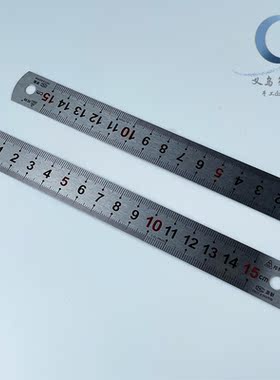 15CM钢尺非遗绒花手工测量工具