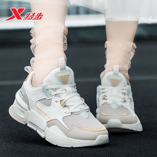 Xtep, летняя повседневная обувь для отдыха, дышащая белая спортивная обувь, 2022