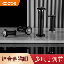 Kabe security door black cat eye door mirror anti-pry old wide angle universal HD home camera common doorbell