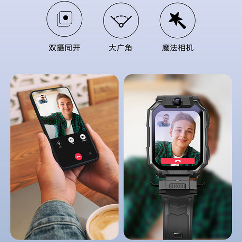 5G小学生天儿童港澳台境外imoo插卡才通话守护听智能电话定位手表 - 图2