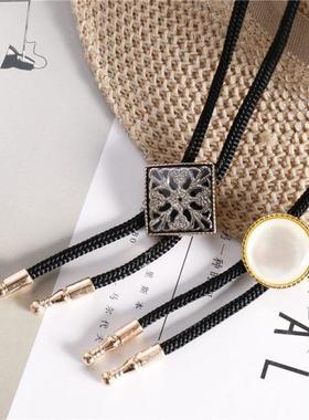 波洛领带日韩经典款金属扣