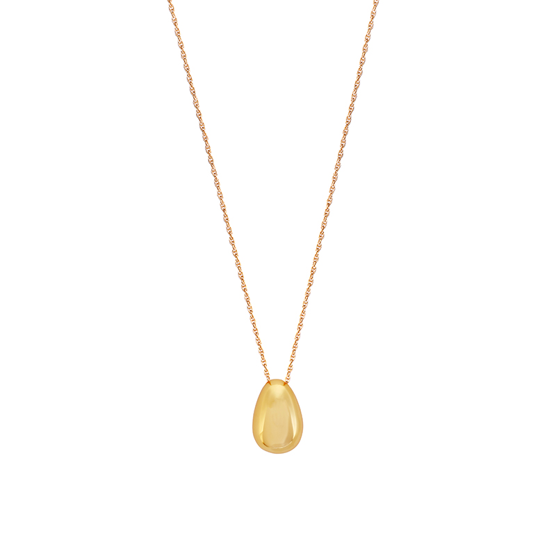 项链 金蛋 雕塑 银质 NECKLACE EGG TINY CnHnOn 项链 金蛋 雕塑 银质 NECKLACE EGG TINY CnHnOn