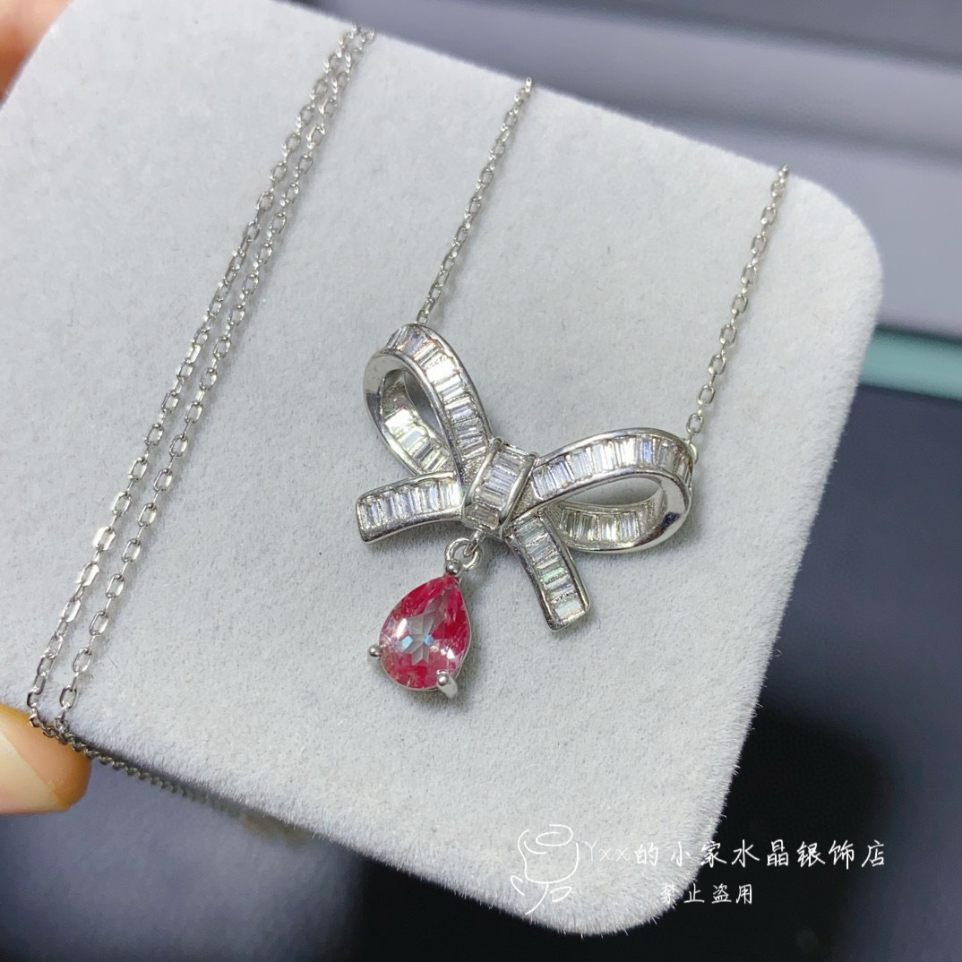 亚历山大变色石吊坠女 纯银镶嵌宝石灵光秘色个性百搭银饰项链,淘宝优惠券,粉丝福利购,淘宝优惠卷