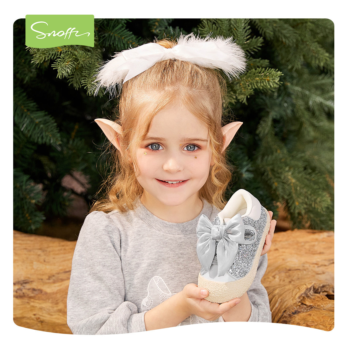 斯纳菲儿童皮鞋女童公主鞋2026春秋新款亮闪闪小女孩校园运动鞋子,淘宝优惠券,粉丝福利购,淘宝优惠卷