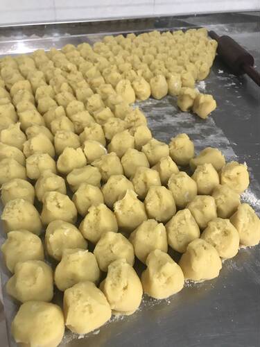 佛昙双桃豆仁饼网红茶点糕点月饼密制纯手工绿豆馅闽南特产包邮 - 图3