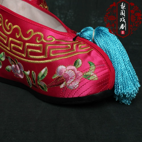 Opera Color Shoes hua dan new Internal High -Level Drama, вышитая цветочная площадка High Huadan обувь пеки