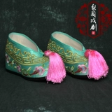 Opera Color Shoes hua dan new Internal High -Level Drama, вышитая цветочная площадка High Huadan обувь пеки