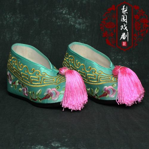 Opera Color Shoes hua dan new Internal High -Level Drama, вышитая цветочная площадка High Huadan обувь пеки