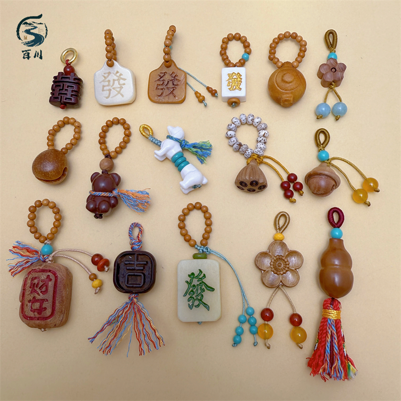 手工编织小提溜搭配象牙果檀木骨质diy配件文玩串珠隔珠配饰品,淘宝优惠券,粉丝福利购,淘宝优惠卷