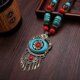 Sweater chain accessories gemstone pendant ເຄື່ອງປະດັບທິເບດ