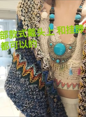 n0725欧美西米亚名族风简洁宝石