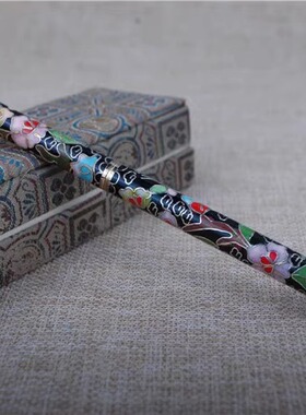 八十年代出口产品掐丝磨光景泰蓝