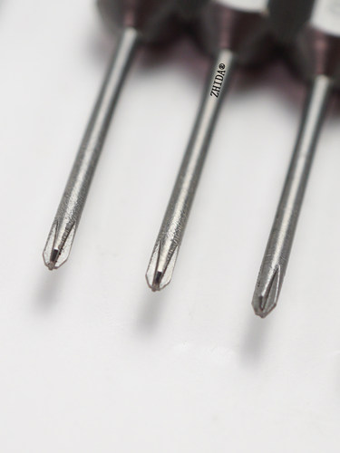 六角电动螺丝批头PH000高强磁风批头H1/4十字头气动批头50MM长 - 图1