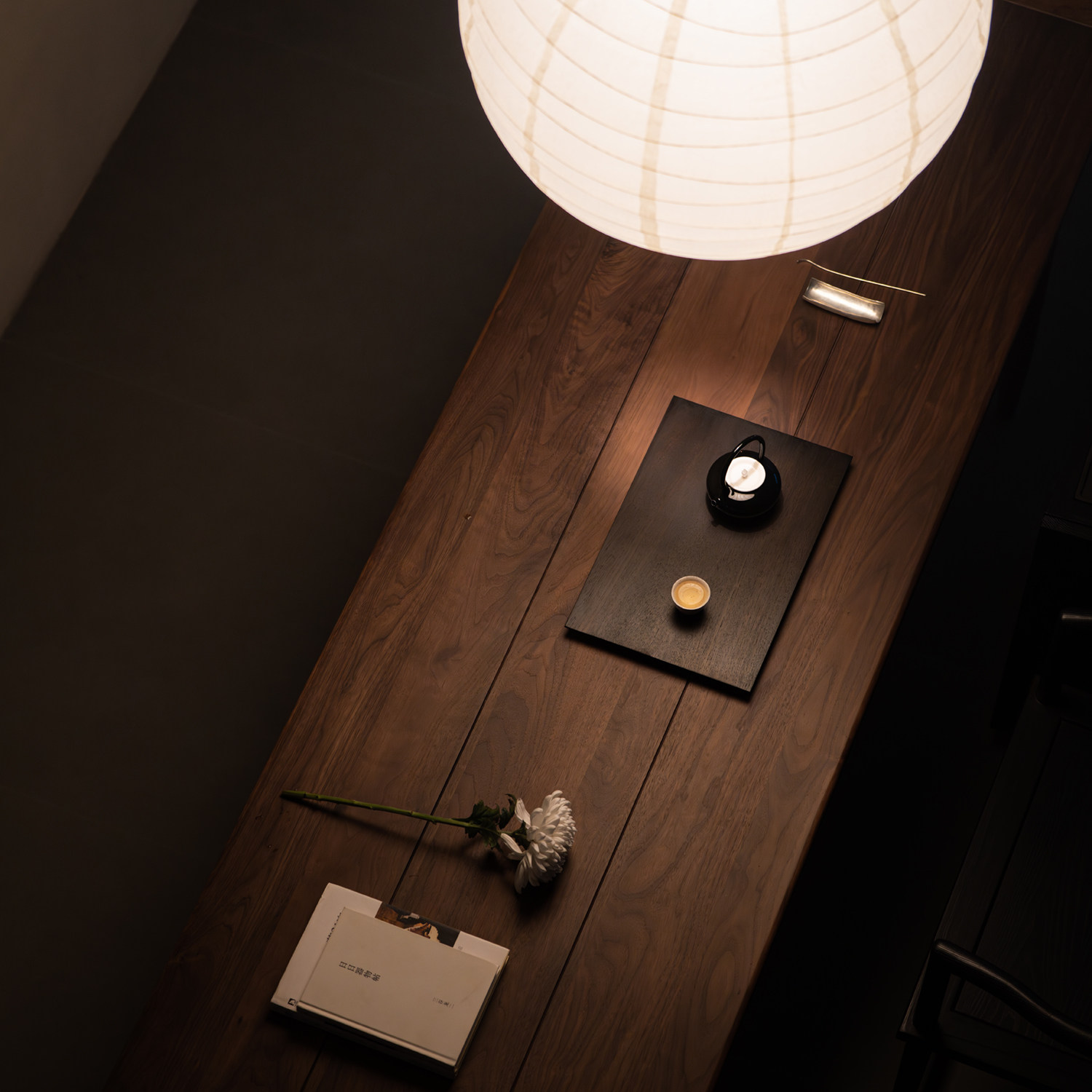 叁几 流云 黑胡桃木实木茶桌椅设计师禅意新中式别墅办公室泡茶桌,淘宝优惠券,粉丝福利购,淘宝优惠卷