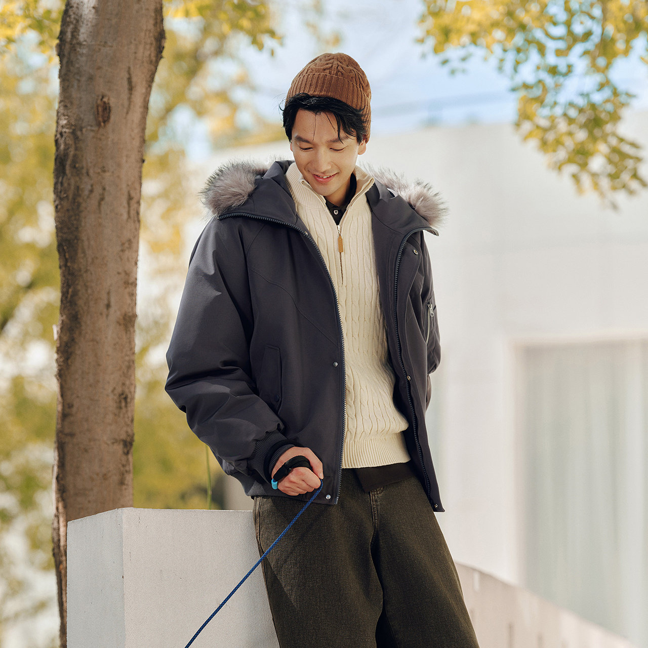 森马羽绒服男冬派克服三防飞行员夹克2025新款可拆卸毛领连帽外套,淘宝优惠券,粉丝福利购,淘宝优惠卷