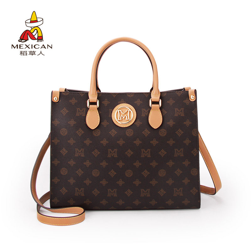 稻草人大容量气质女2022新款手提包 稻草人久祥隆女士包袋