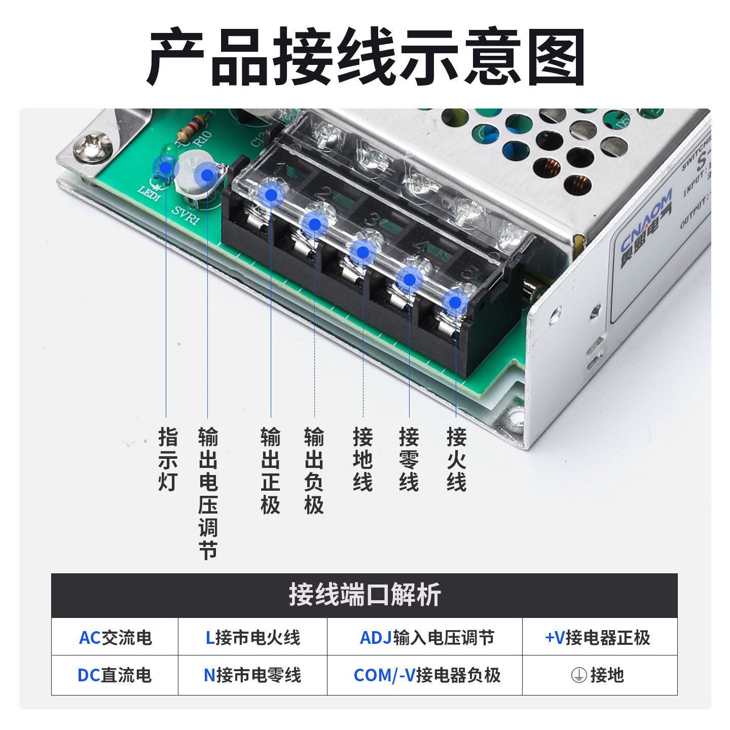 s型开关电源S-25交流220V转直流LED变压器适配器单组50w100w-24v,淘宝优惠券,粉丝福利购,淘宝优惠卷