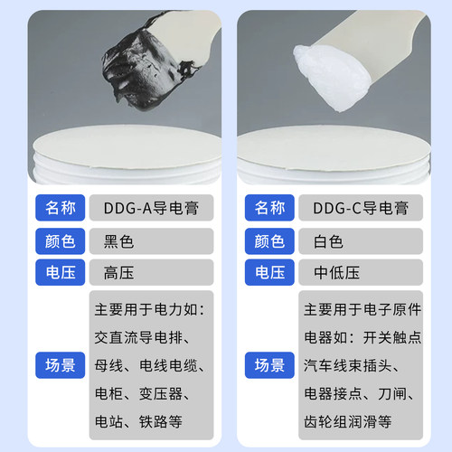 导电膏DDG-A武汉长电电力高效电接触500G复合脂100G抗氧化耐高温 - 图0