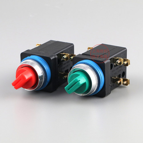 【机床厂】LA18-22X2 LA18-22X3 二三旋钮按钮开关开孔25 - 图2