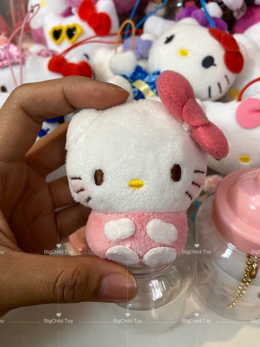 Q版HelloKitty奶瓶玩具毛绒挂件钥匙扣/单个/10cm