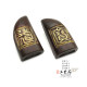 Taoist teacher's treasure peach wood old holy hexagram throws