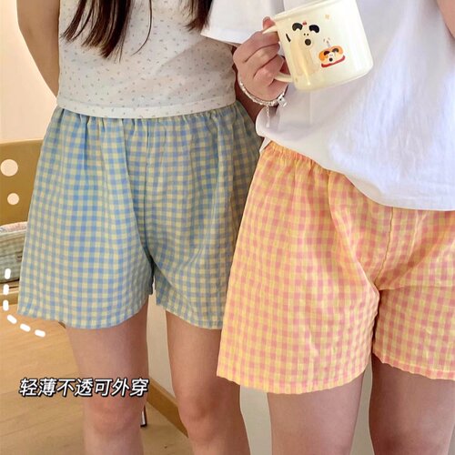 女士纯棉居家短裤服装纸样 夏季外穿宽松显瘦五分裤子裁剪图样板 - 图2