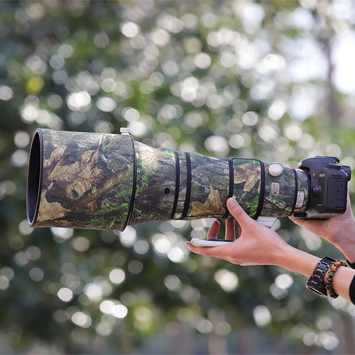 佳能RF600mmF4LISUSM镜头炮衣适用CANON相机长定焦拍鸟迷彩保护套 - 图0