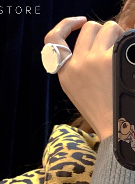 zjacc◆欧美夸张白色女ins戒指