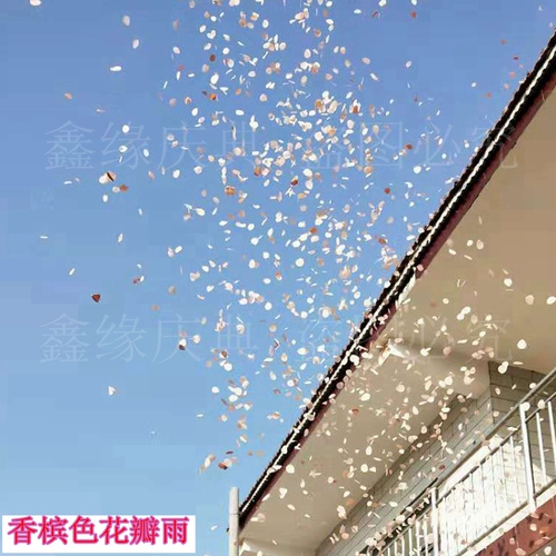 Цветочные цветы свадьба голубой синий синий лепесток дождь с брызги с артиллерией свадьба красочная цветочная спрей труб