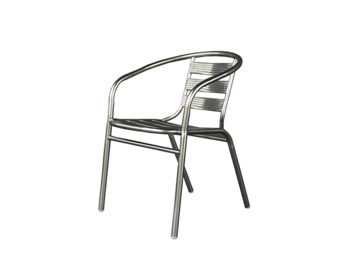 户外休闲椅子铝合金椅子洽谈椅铝椅餐椅板椅展会椅阳台椅