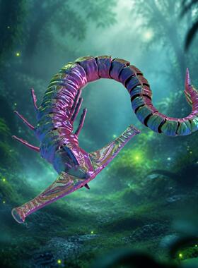 3d打印关节可动深海迷航利维坦怪兽模型玩具寂静幽灵死神摆件手办