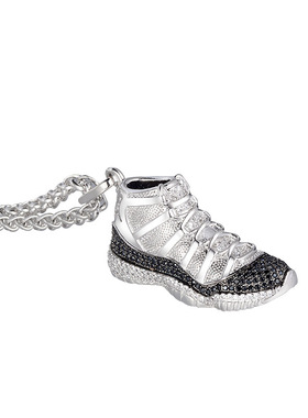 aj11潮流个性男嘻哈女毛衣项链