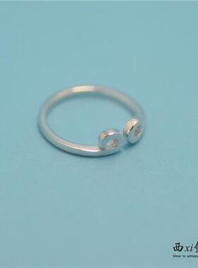 银饰男士情侣紧箍咒戒指