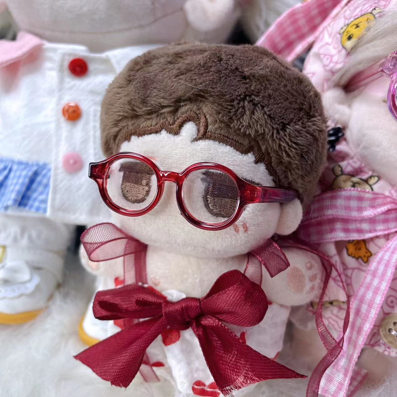 10CM棉花娃娃用眼镜15厘米20cm明星玩偶装扮配件配饰可爱无属性 - 图3